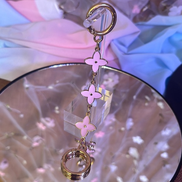 Fashion Flower Extender Gold and Pink - Picture 1 of 5